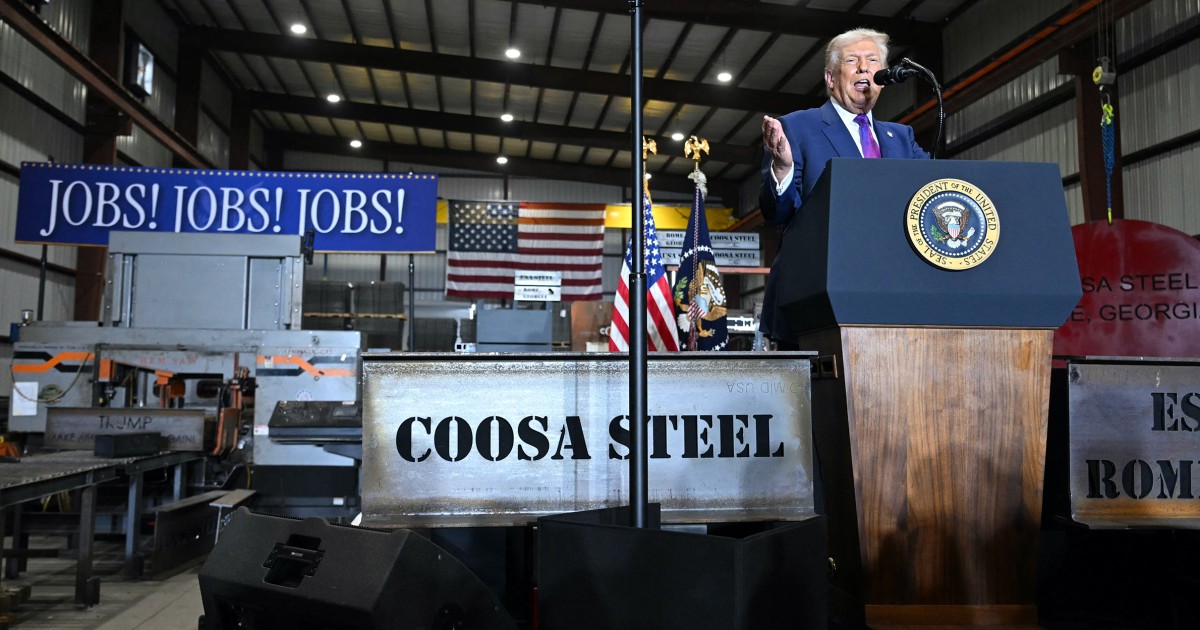 Trump defends tariffs in Georgia ahead of pivotal Supreme Court ruling Trump defends tariffs in Georgia ahead of pivotal Supreme Court ruling